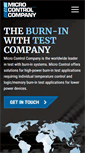 Mobile Screenshot of microcontrol.com